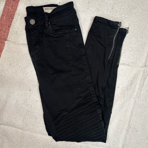 Wishlist Black Skinny Jeans with Zipper Accents - Picture 7 of 8